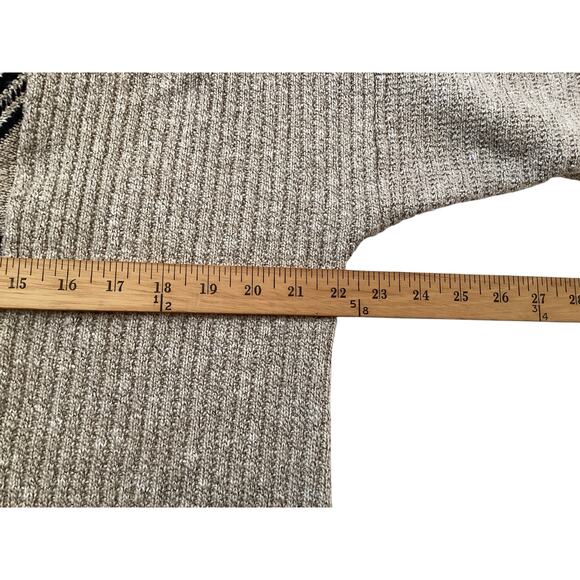 Lucky Brand Aztec Southwest Print Jacquard Knit Hooded Cardigan Women's sz XL - Picture 7 of 8